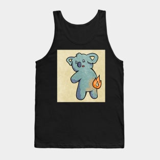 Unique Vintage Koala on Fire Tank Top